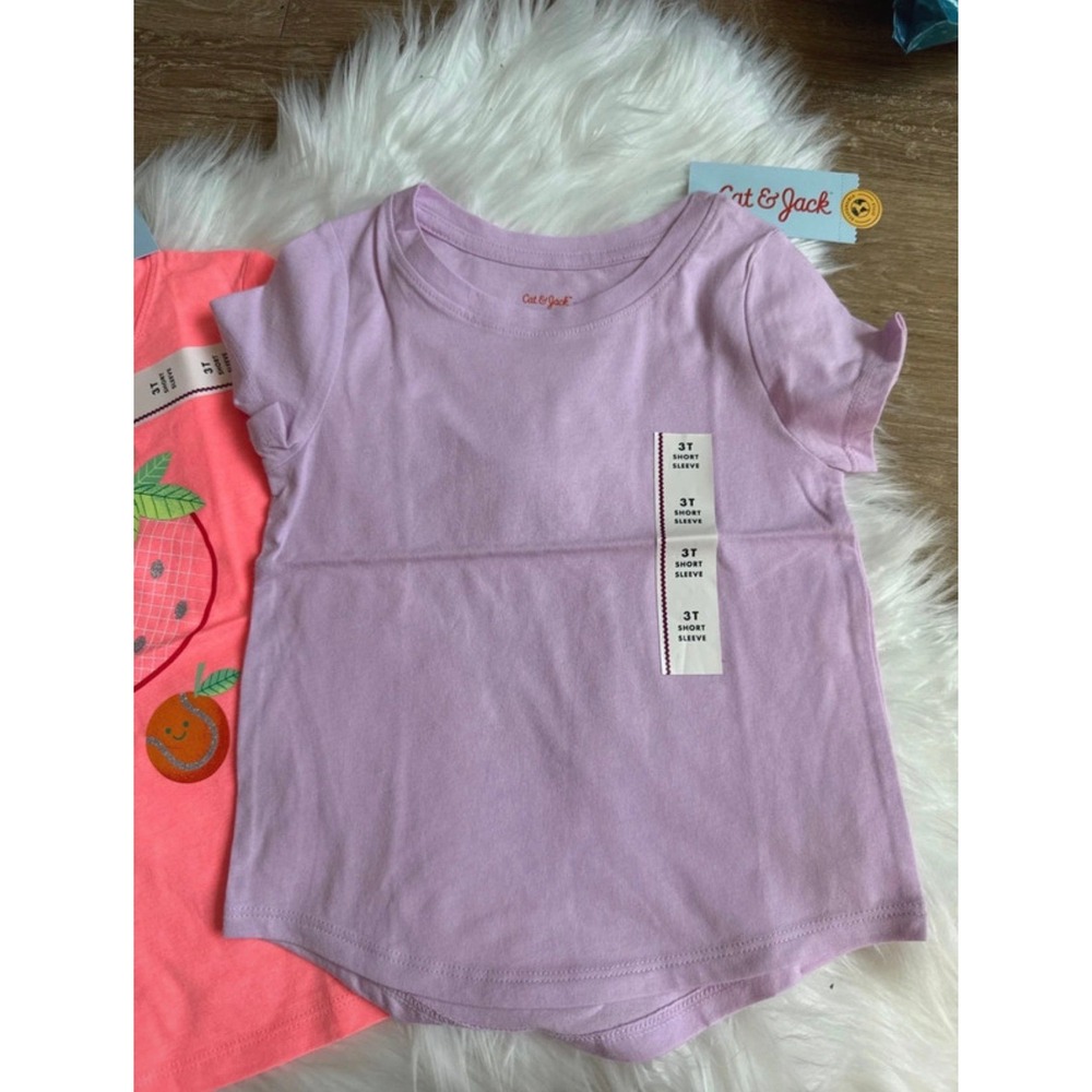 Cat & Jack Toddler Girls Shirt Bundle 3T - Picture 2 of 5